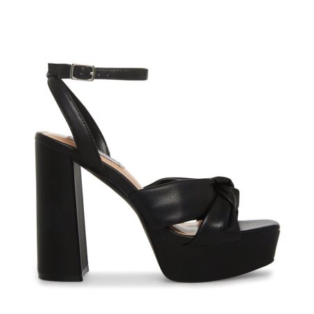 Sandalias Tacones Steve Madden Lala Mujer Negras | ES DH941S